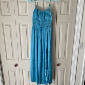 Abercrombie & Fitch Blue Casual Maxi Dress